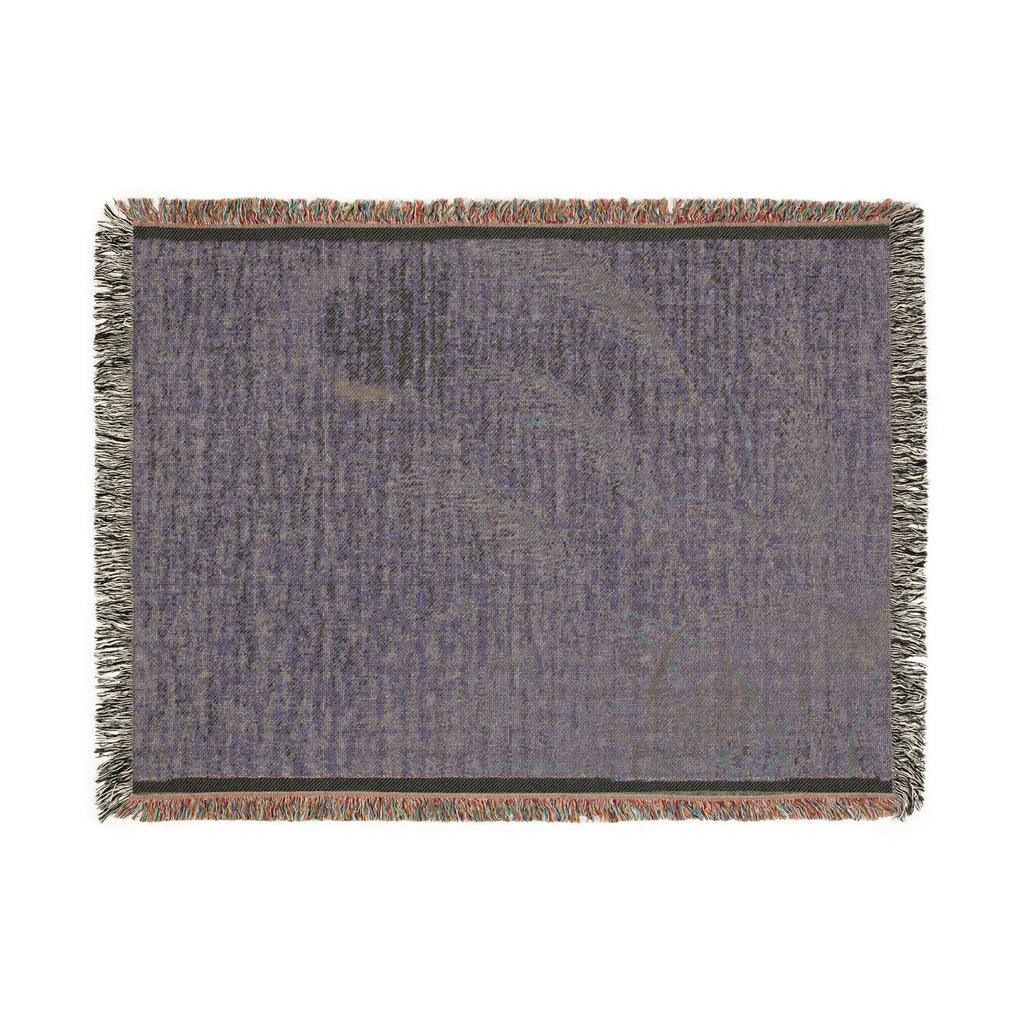 Susuki & Moon Woven Throw, Soft Sage