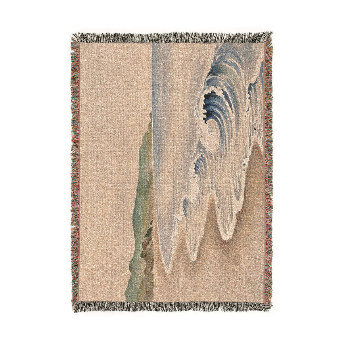 Quiet Shore Woven Throw, Warm Clay
