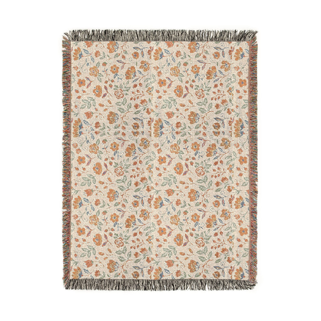 Nordic Folk Woven Throw
