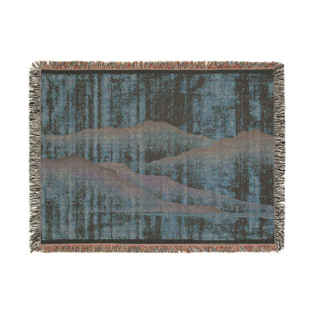 Misty Mountains Woven Throw, Warm Clay
