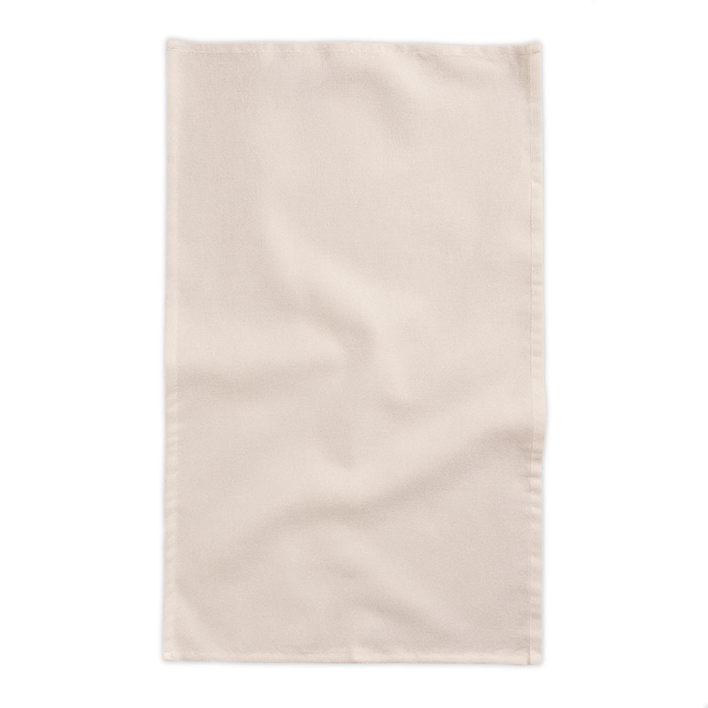Tulip Market Tablecloth, Oatmeal Linen-Look Cotton Tablecloth