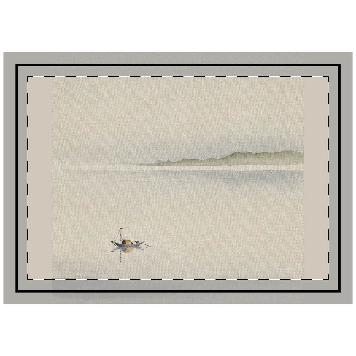 Lone Boat Lumbar & Euro Cushion