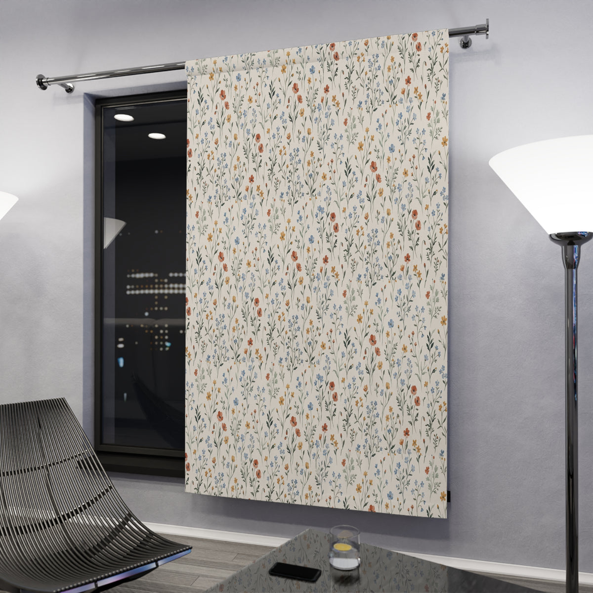 Wild Meadow Blackout Curtain Panel