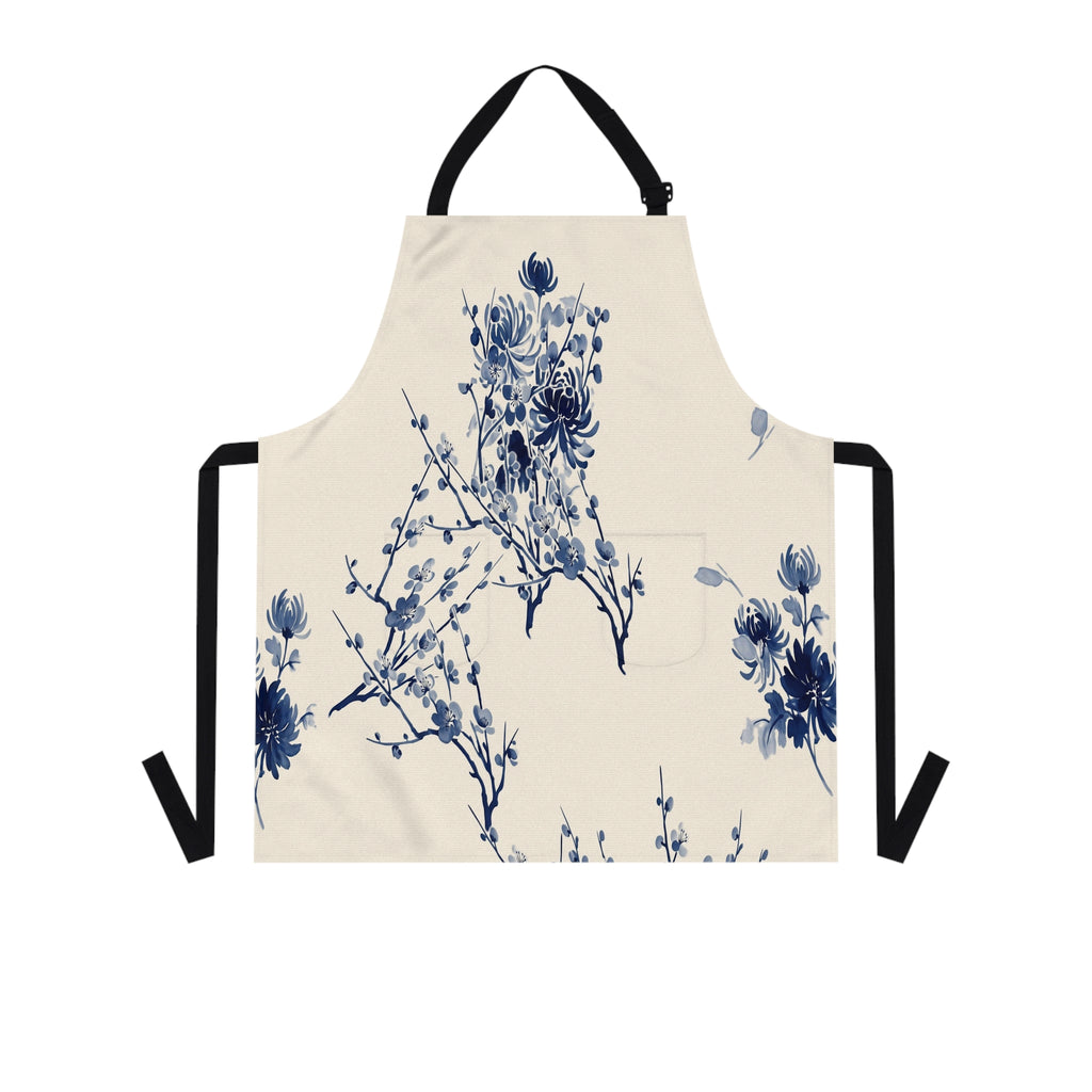 Indigo Bloom Apron