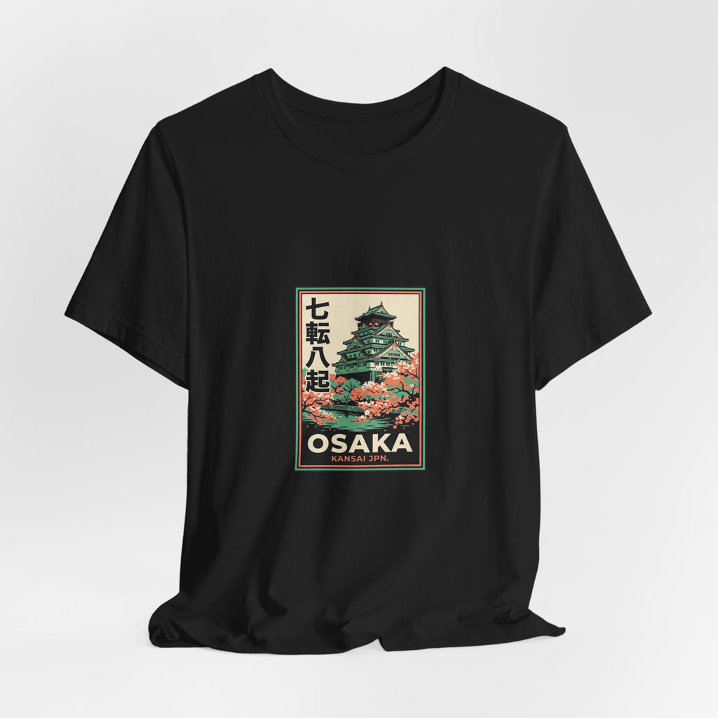 Osaka Tee — Vintage Japanese Travel Poster Graphic T-Shirt | Calm & Oak