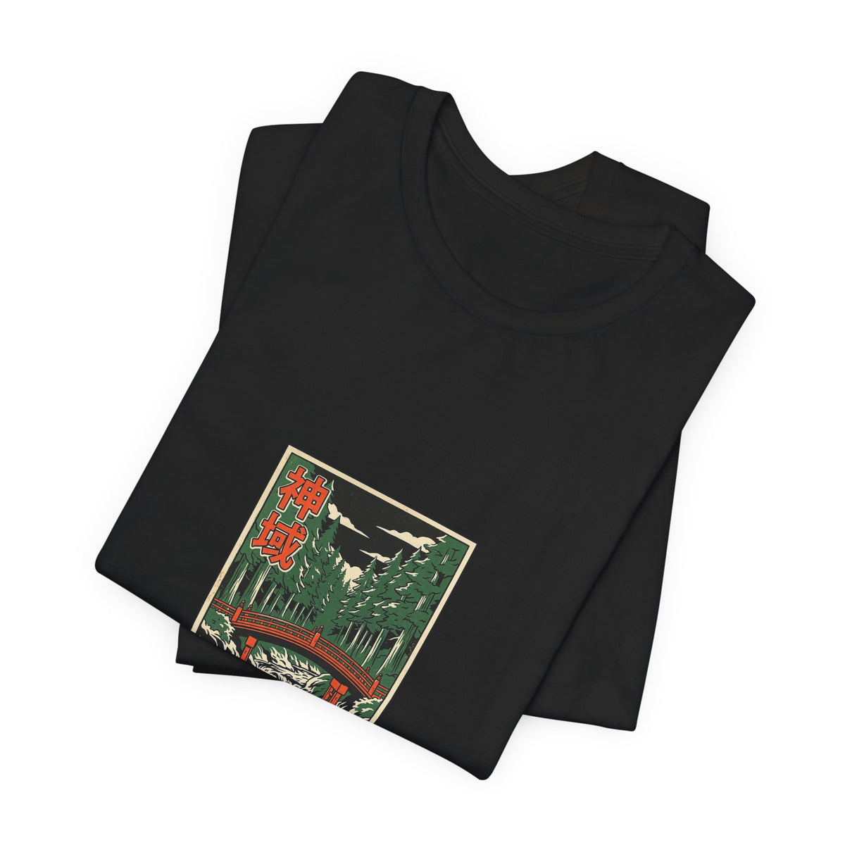Nikko Tee — Vintage Japanese Travel Poster Graphic T-Shirt | Calm & Oak
