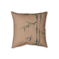 Bamboo Cushion, Warm Clay