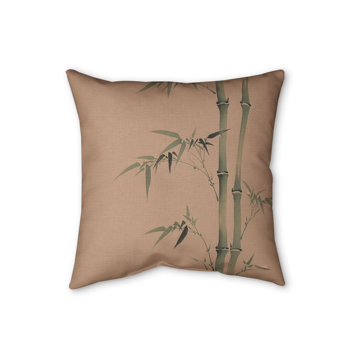 Bamboo Cushion, Warm Clay