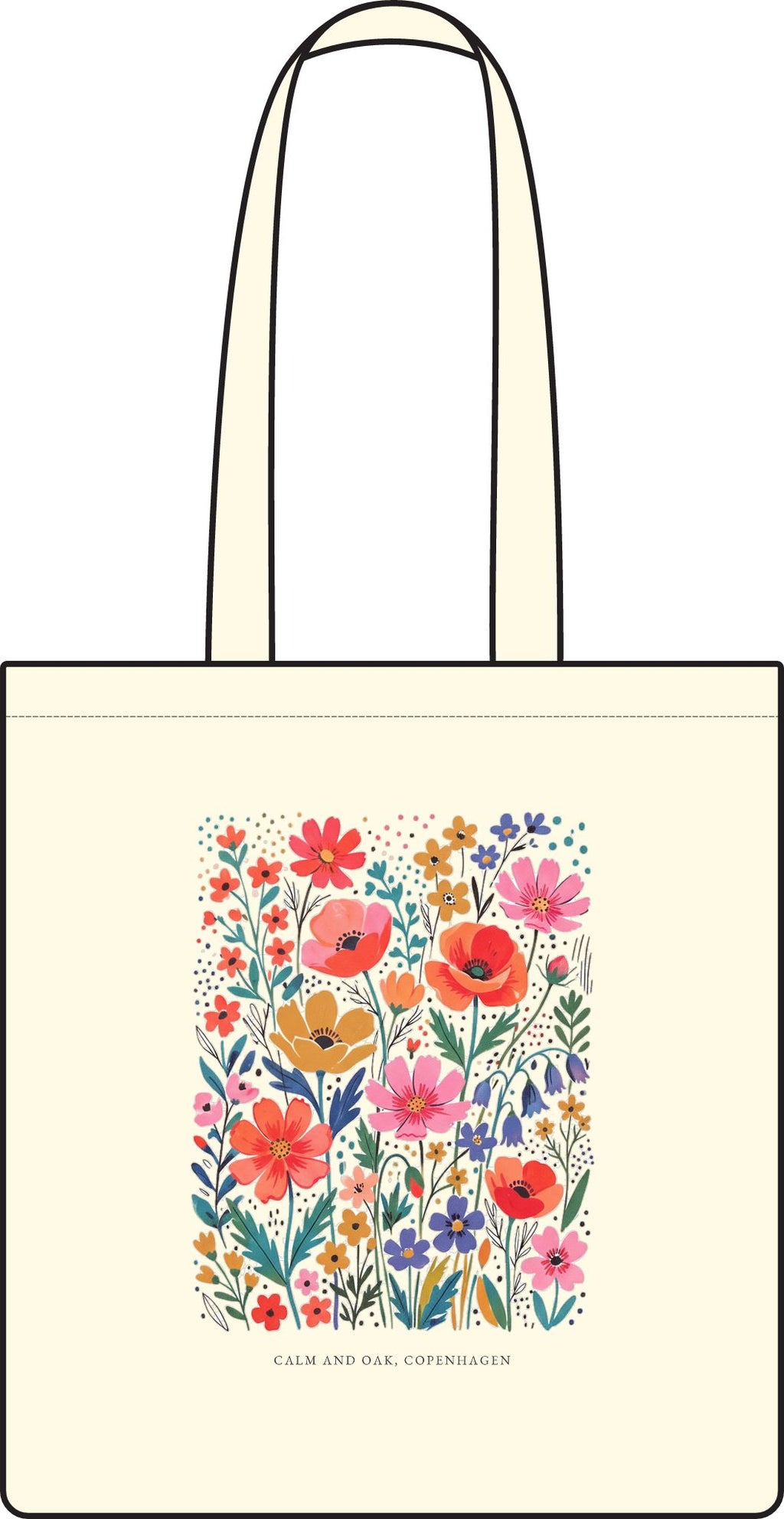 Wildflower Field — Parcel Tote