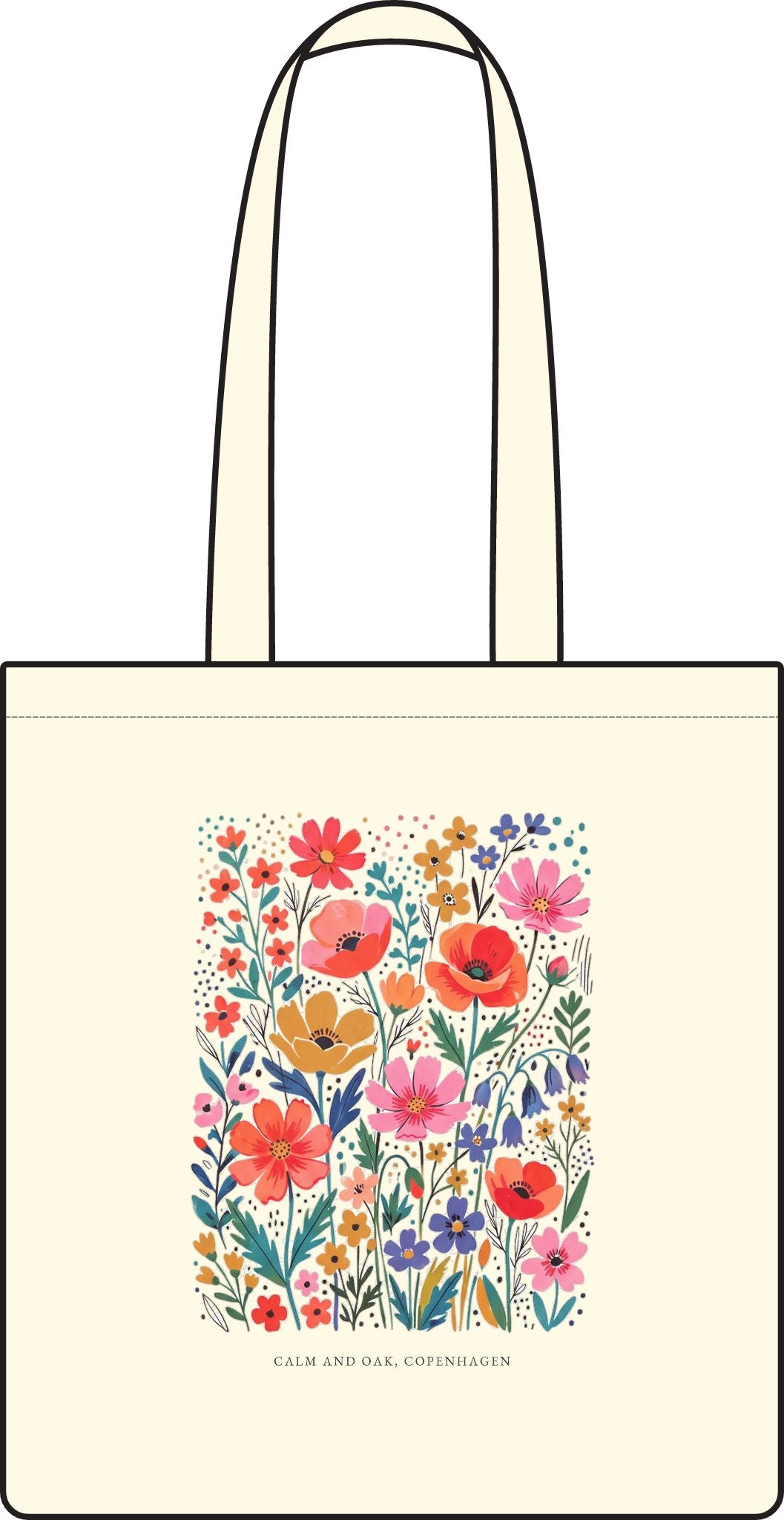 Wildflower Field — Parcel Tote