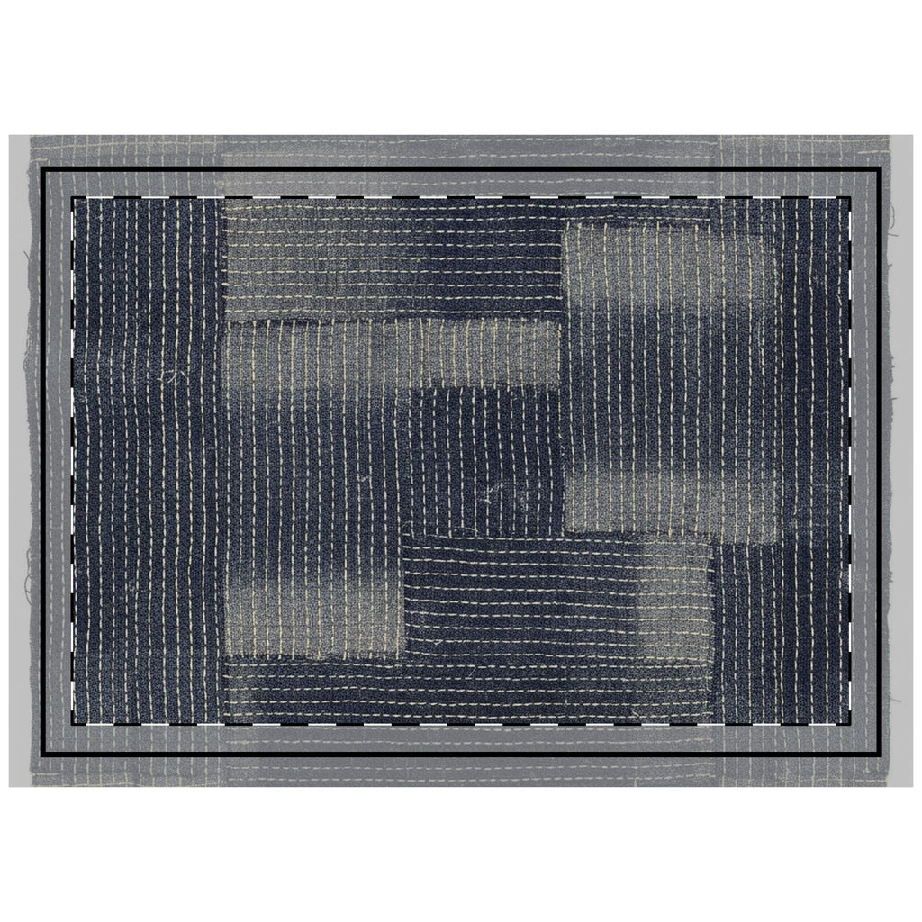Boro & Sashiko Lumbar & Euro Cushion