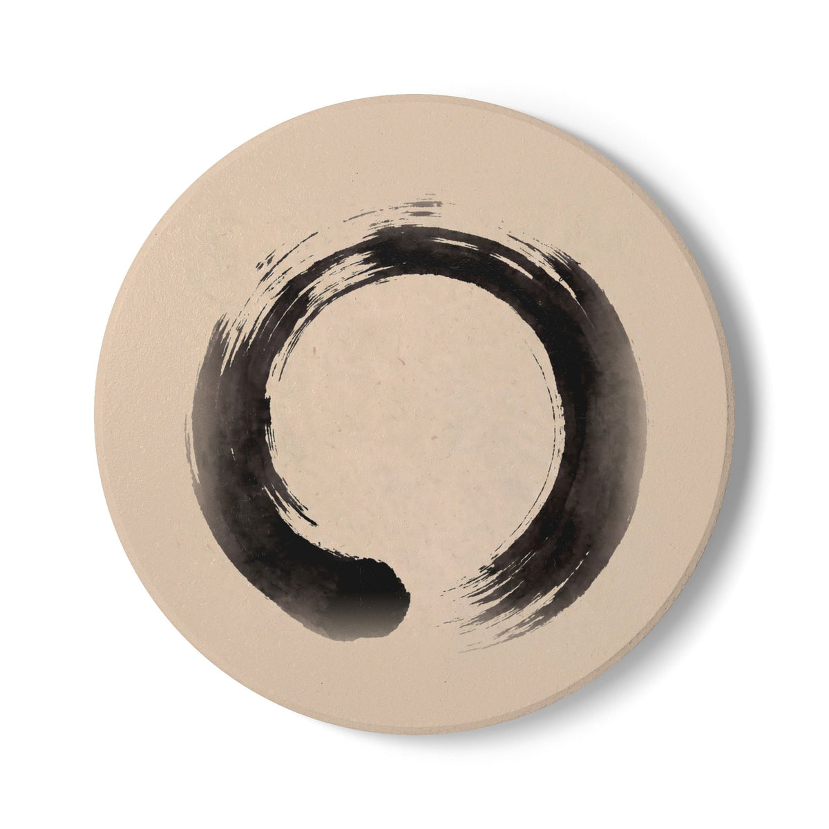 Ensō Ceramic Coaster — Japandi Ceramic Coaster by Calm & Oak
