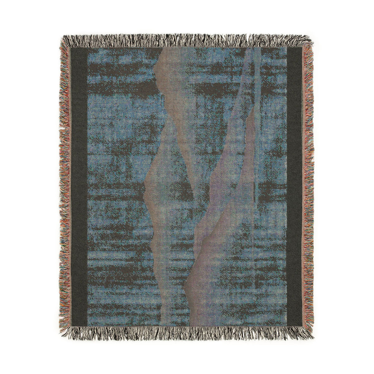 Misty Mountains Woven Throw, Warm Clay