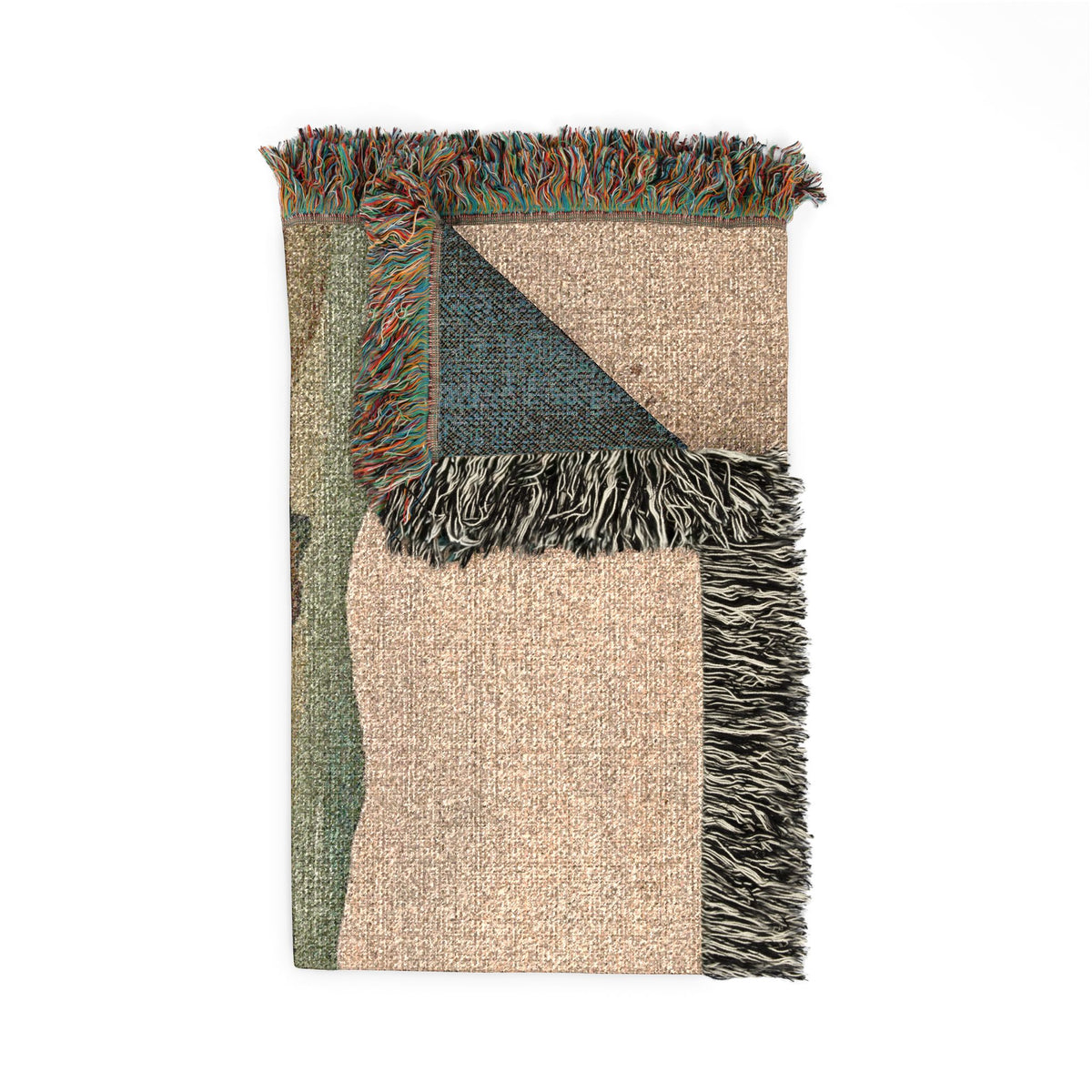 Quiet Shore Woven Throw, Warm Clay