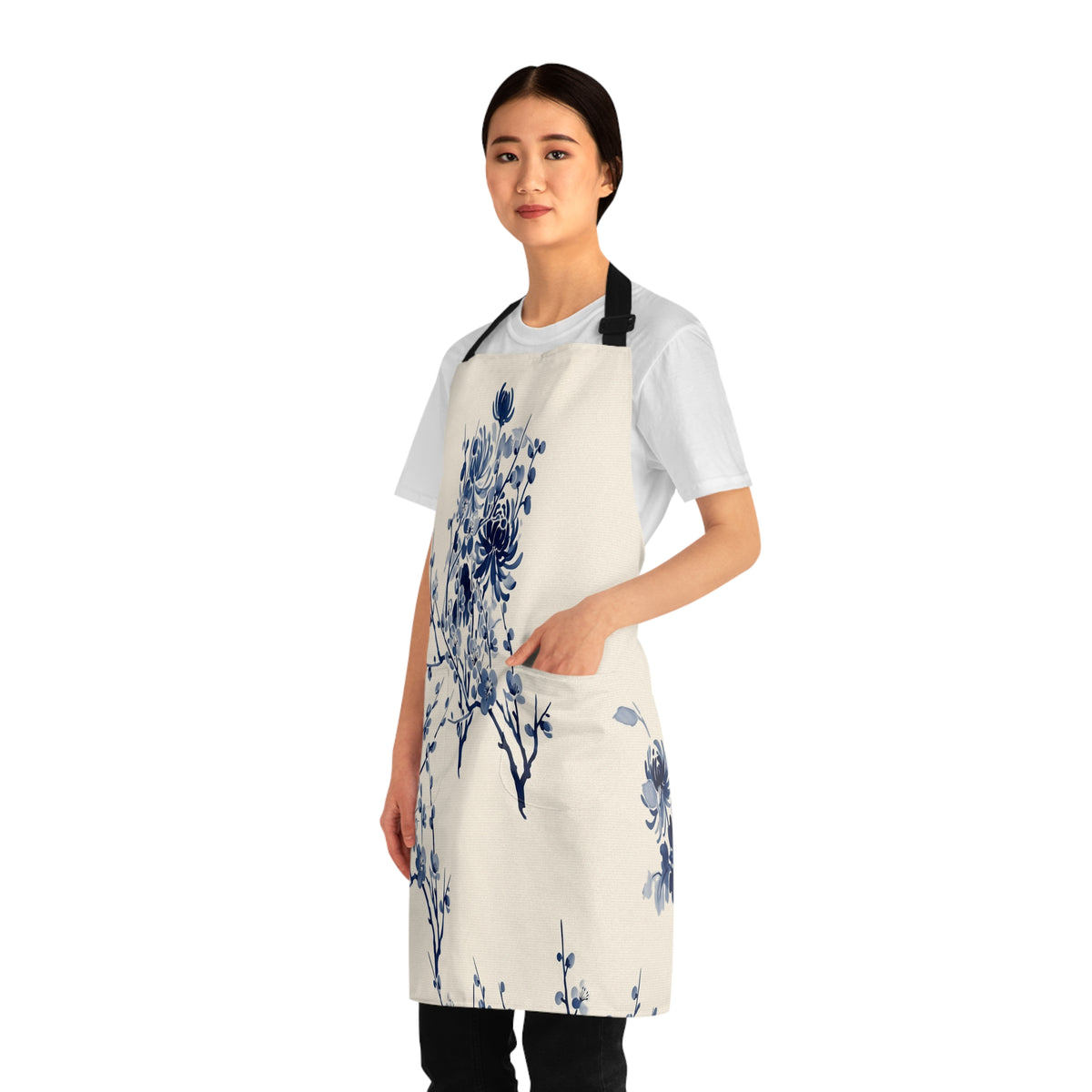 Indigo Bloom Apron