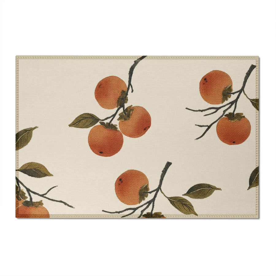 Persimmon Washable Chenille Rug