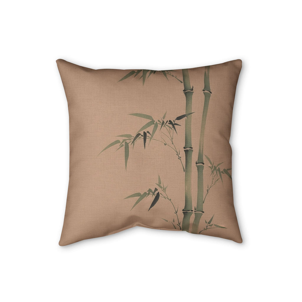 Bamboo Cushion, Warm Clay