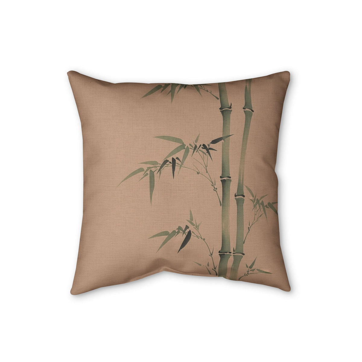 Bamboo Cushion, Warm Clay