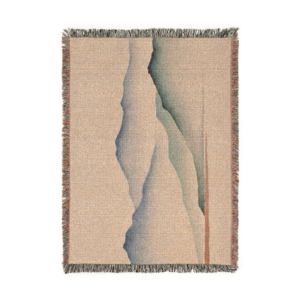 Misty Mountains Woven Throw, Warm Clay