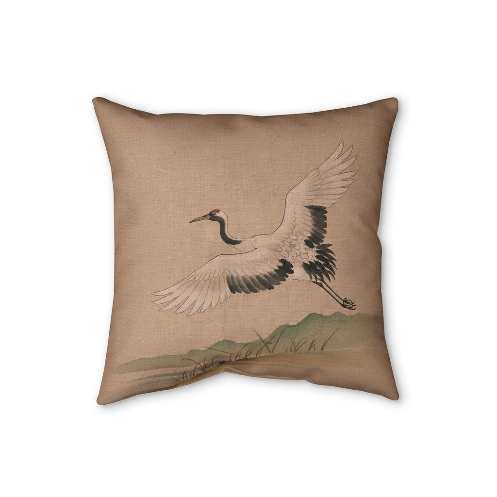 Crane Cushion, Warm Clay