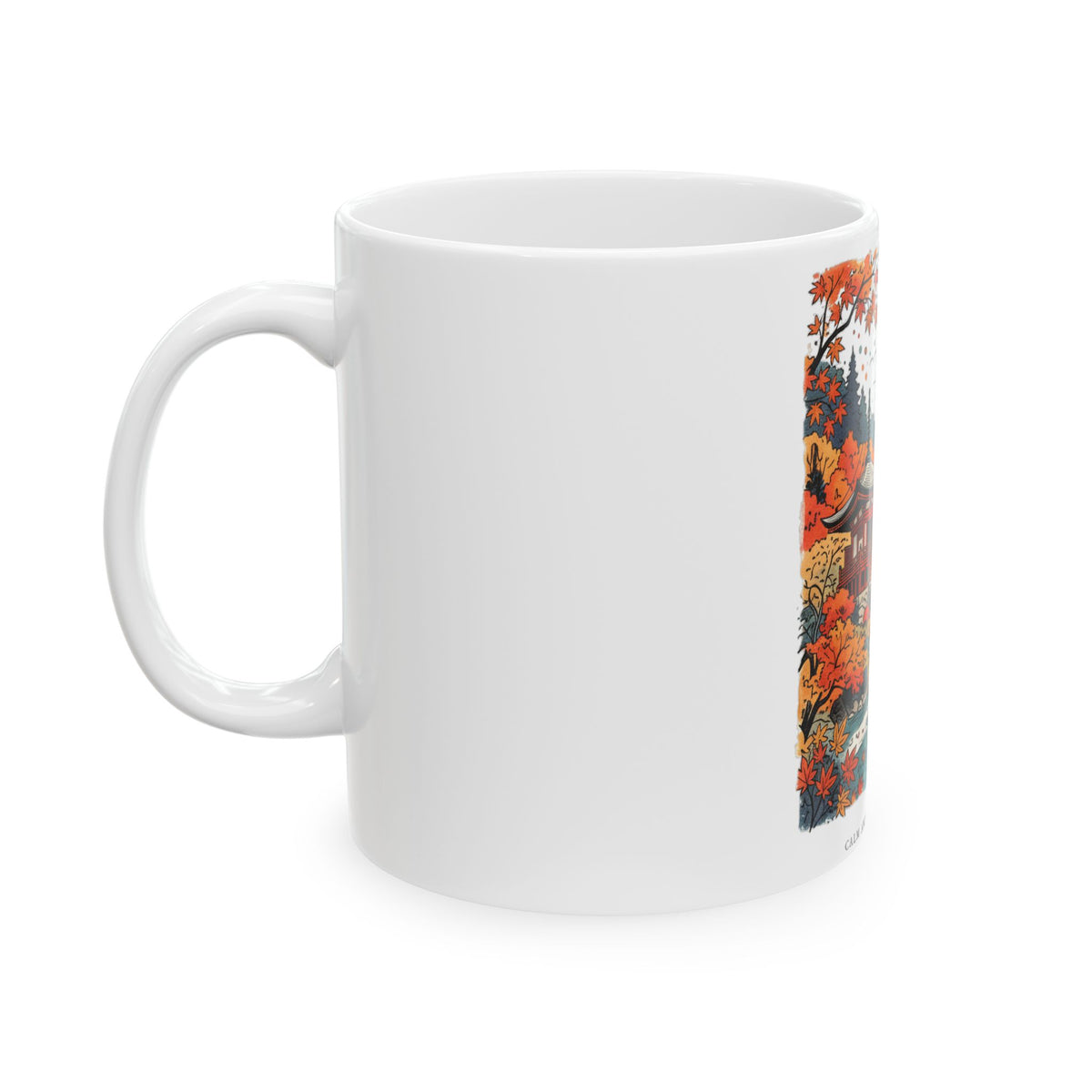Autumn Temple — Mug