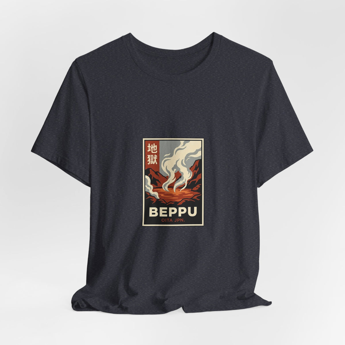 Beppu Tee — Vintage Japanese Travel Poster Graphic T-Shirt | Calm & Oak