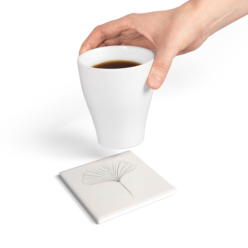 Ginkgo Ceramic Coaster