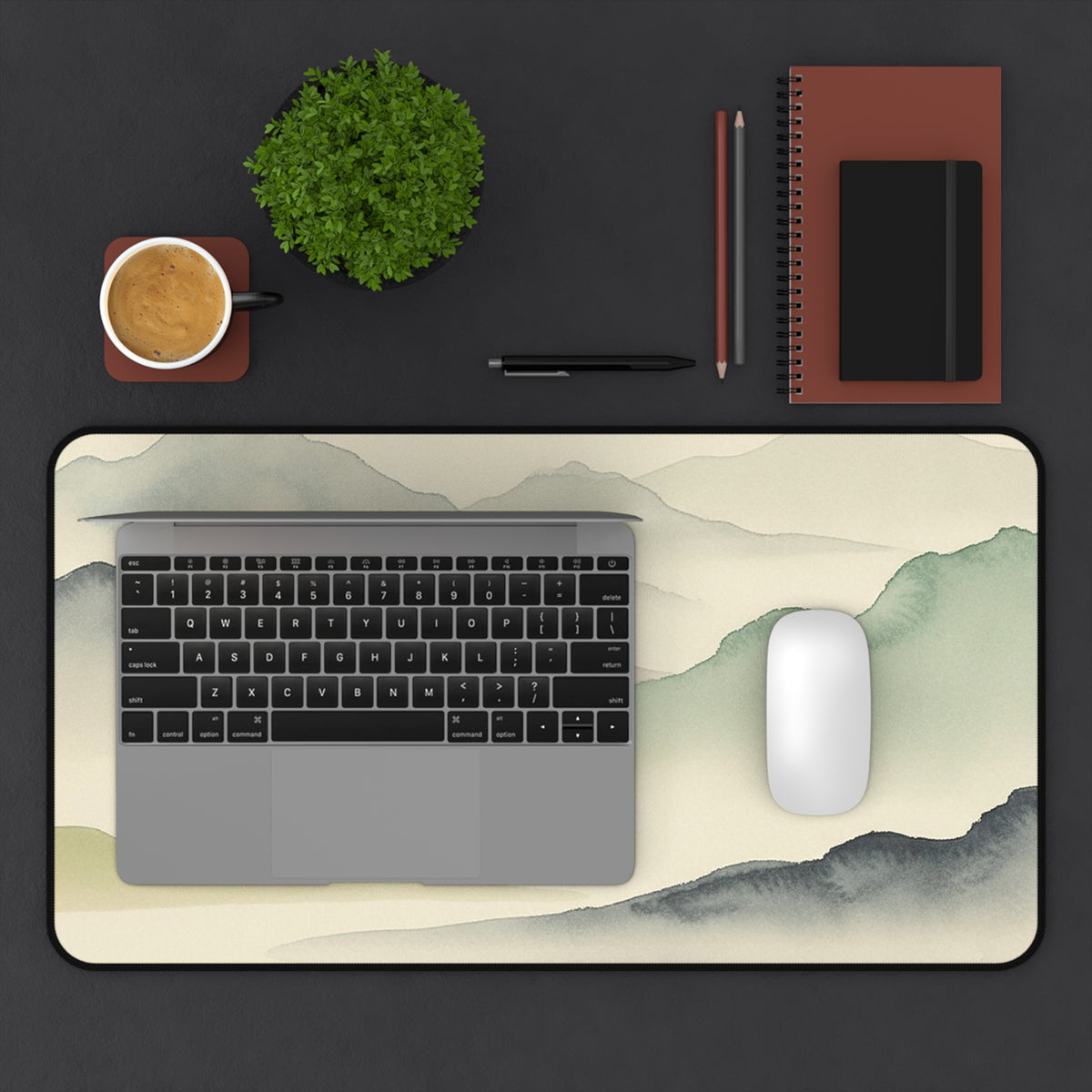 Misty Mountains Desk Mat