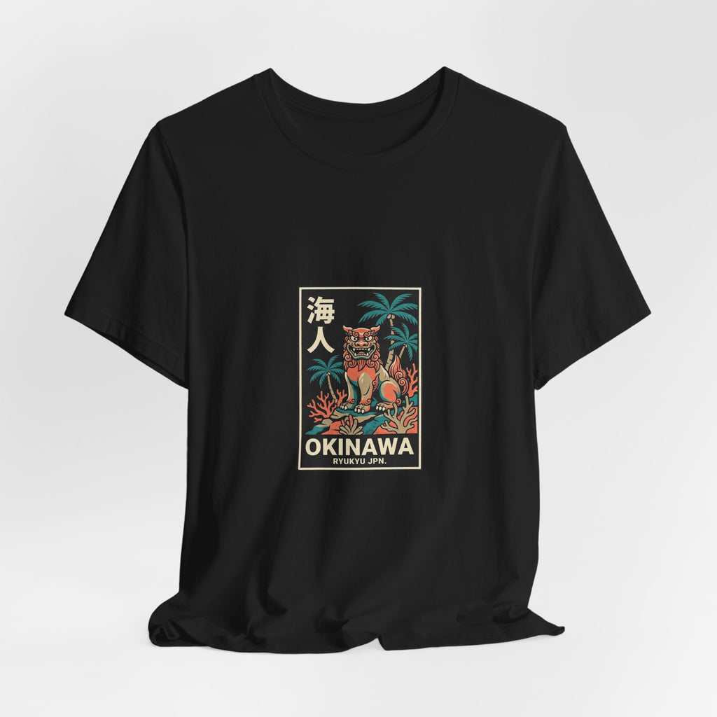 Okinawa Tee — Vintage Japanese Travel Poster Graphic T-Shirt | Calm & Oak