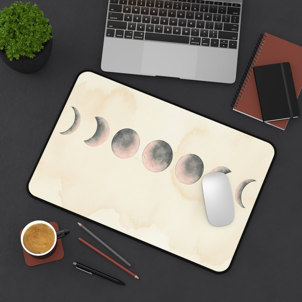 Moon Phases Desk Mat