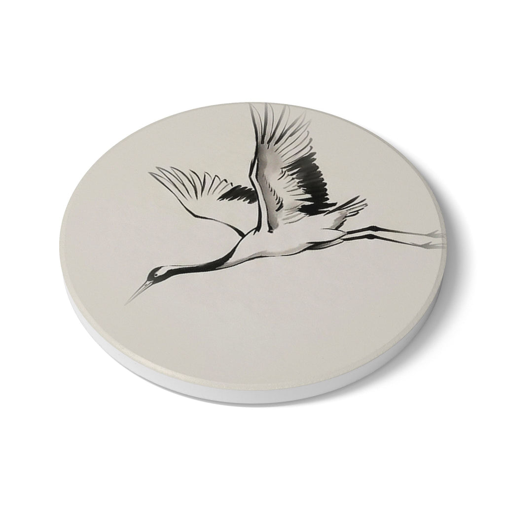 The Crane Ceramic Coaster