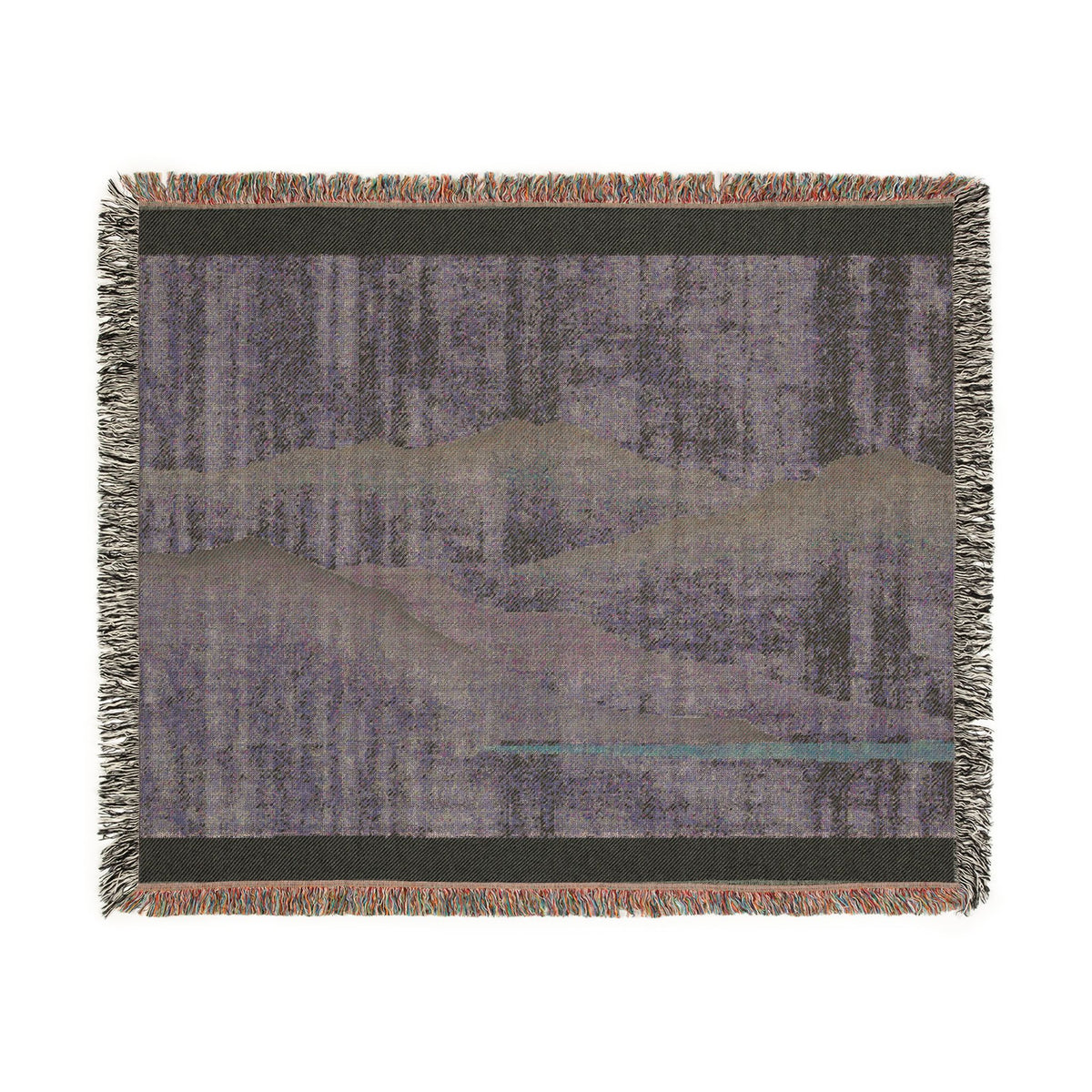 Misty Mountains Woven Throw, Soft Sage