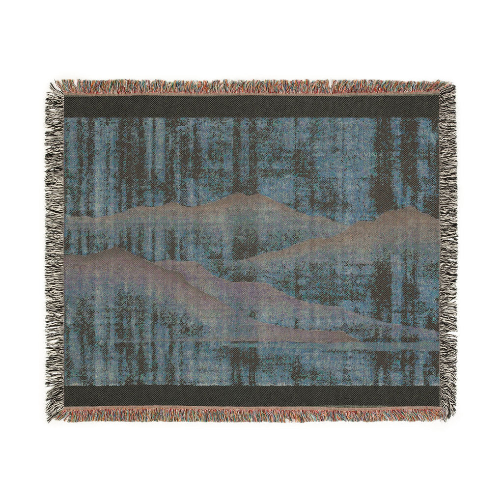 Misty Mountains Woven Throw, Warm Clay