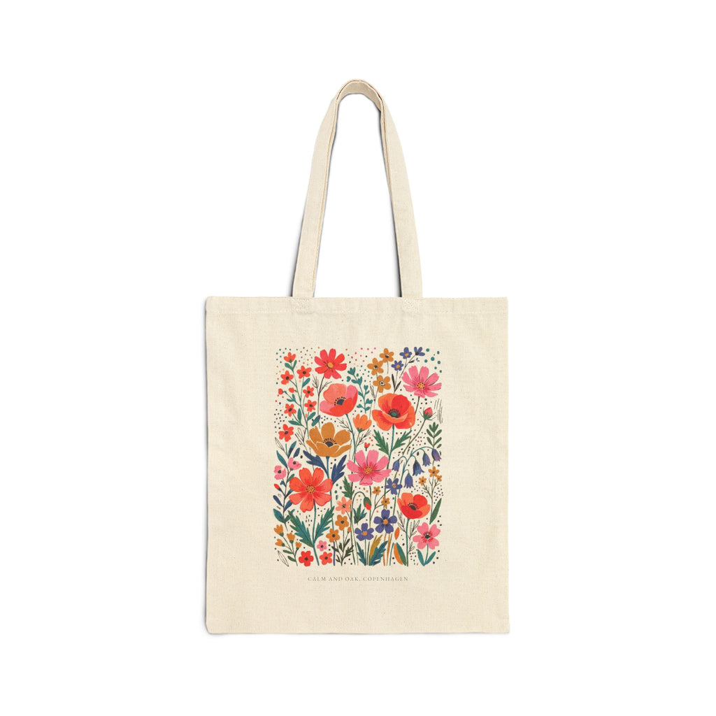 Wildflower Field — Canvas Tote