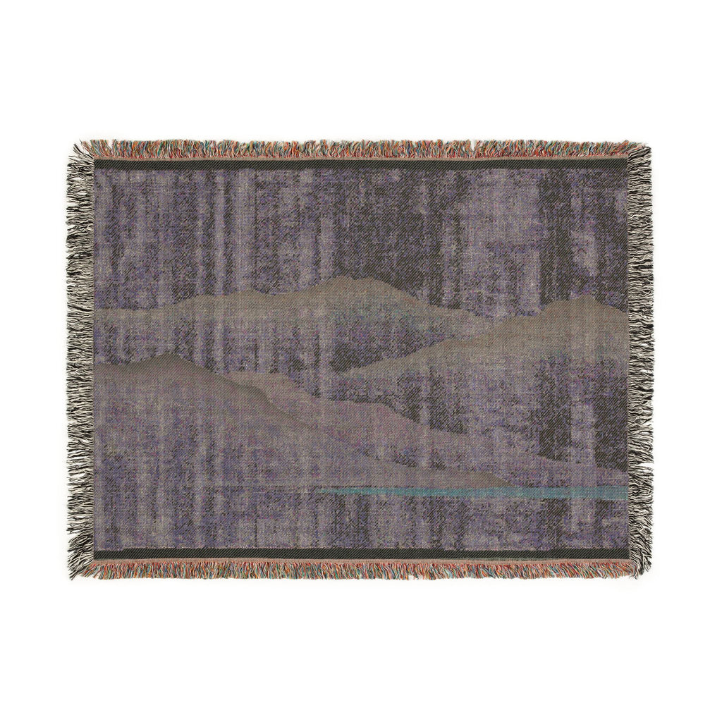 Misty Mountains Woven Throw, Soft Sage