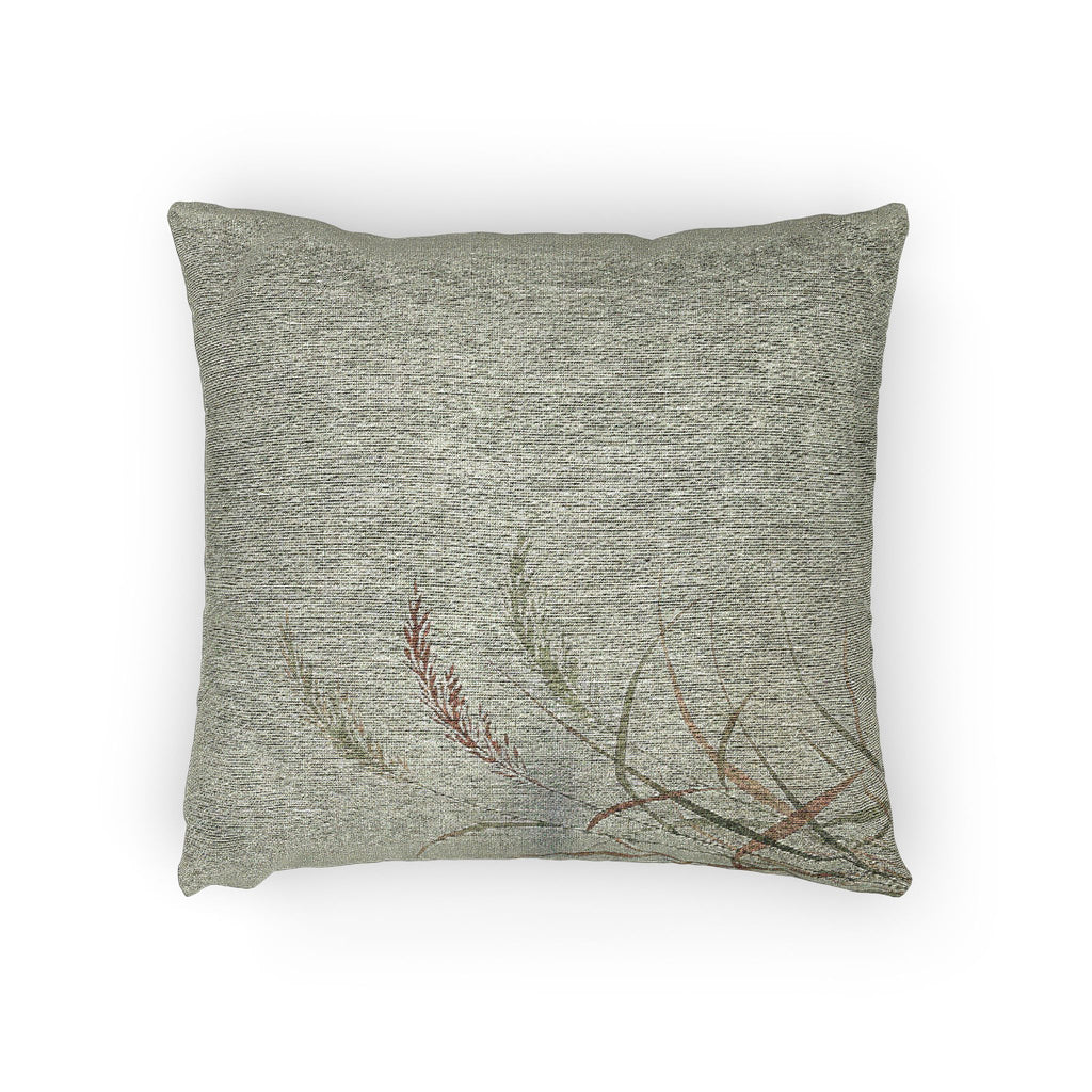 Wild Grasses Woven Cushion, Soft Sage