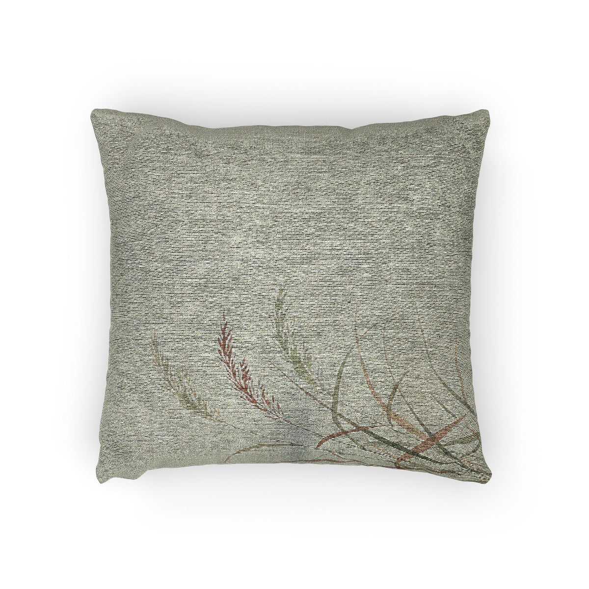 Wild Grasses Woven Cushion, Soft Sage