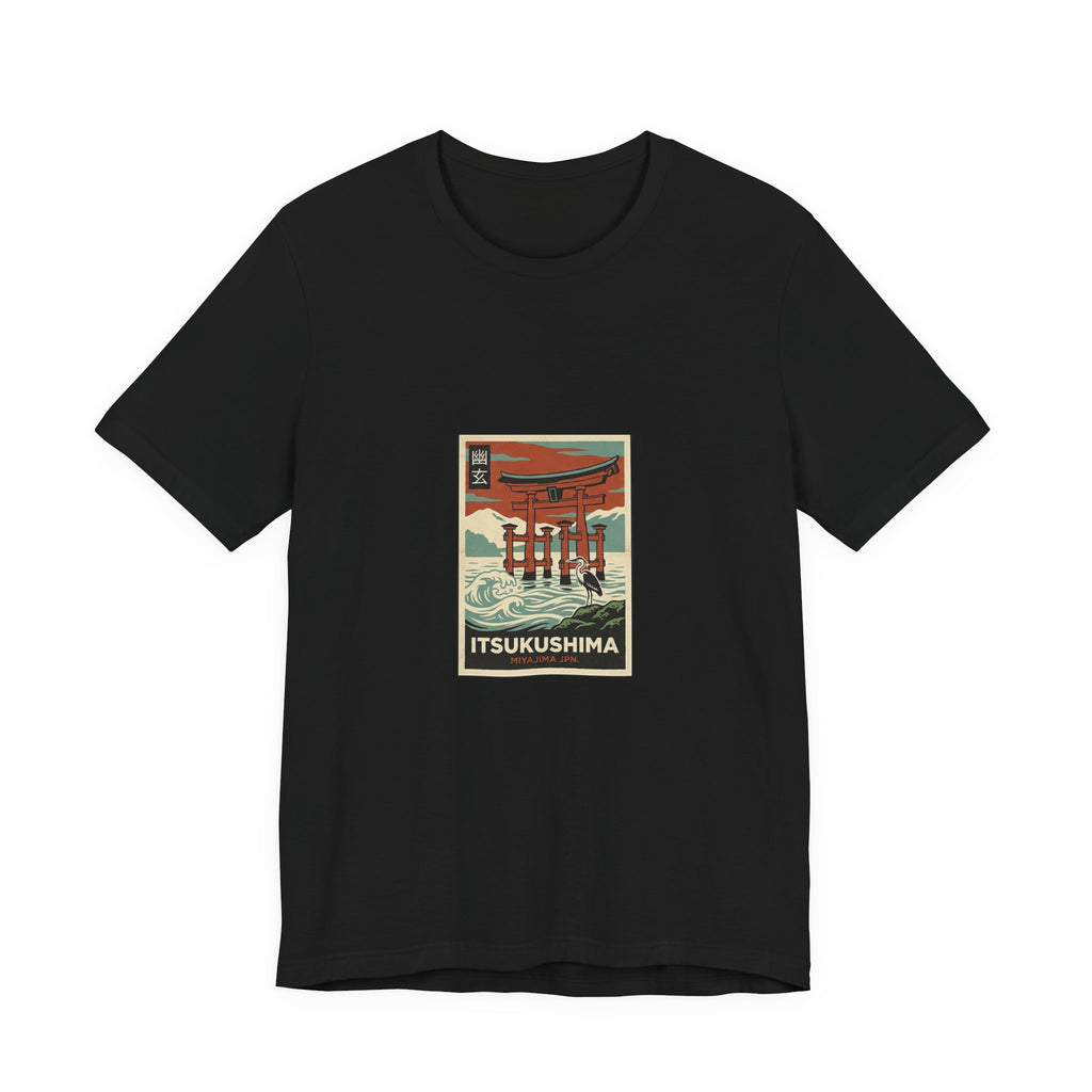 Itsukushima Tee — Vintage Japanese Travel Poster Graphic T-Shirt | Calm & Oak