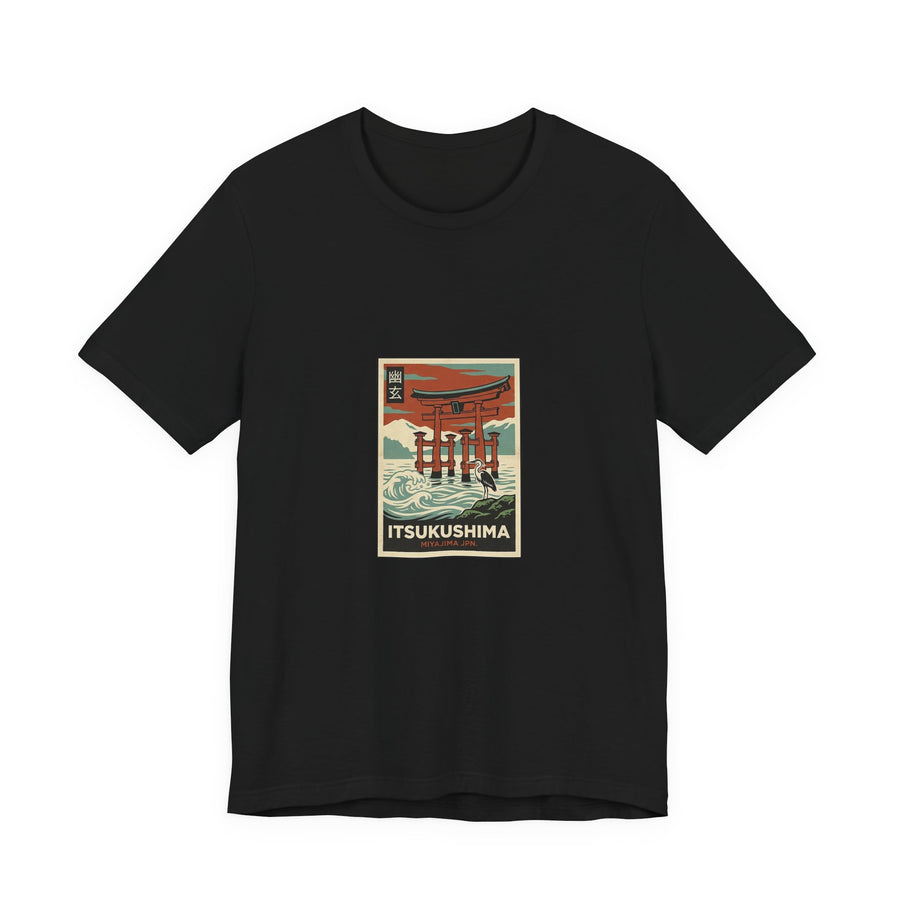 Itsukushima Tee — Vintage Japanese Travel Poster Graphic T-Shirt | Calm & Oak