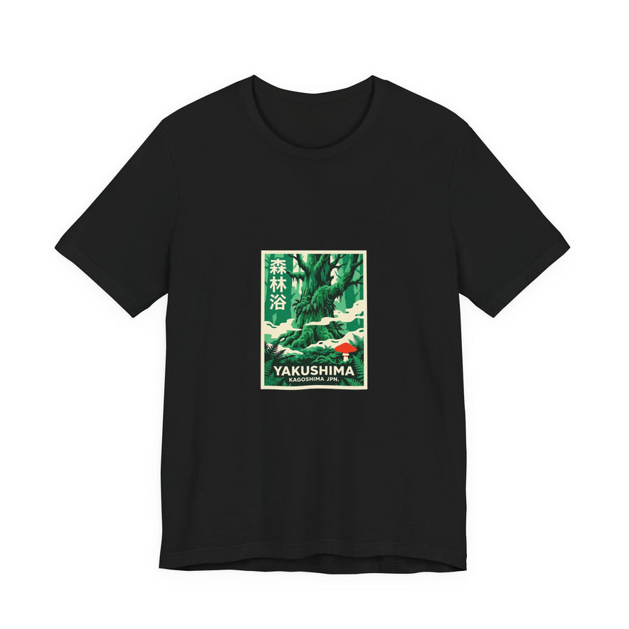 Yakushima Tee — Vintage Japanese Travel Poster Graphic T-Shirt | Calm & Oak