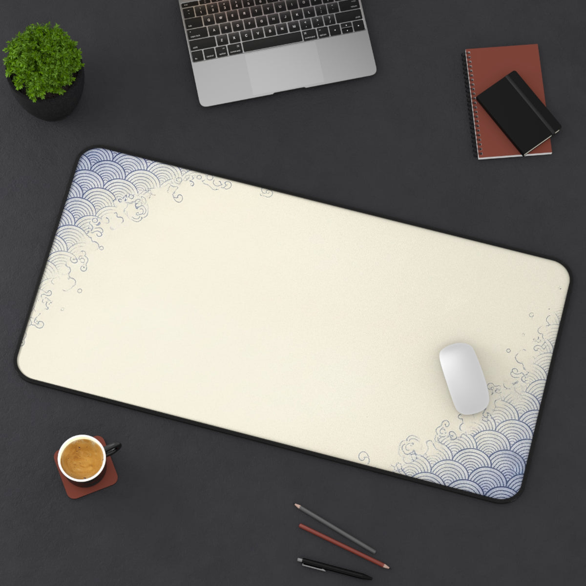 Seigaiha Desk Mat