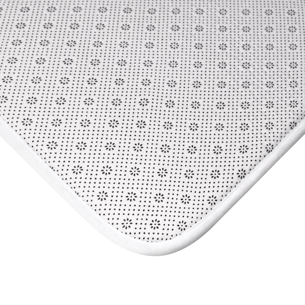 Indigo Bloom Bath Mat