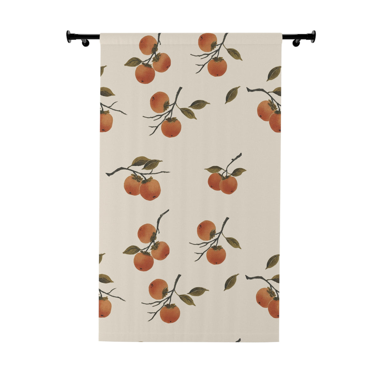 Persimmon Blackout Curtain Panel — Japandi Blackout Curtain by Calm & Oak