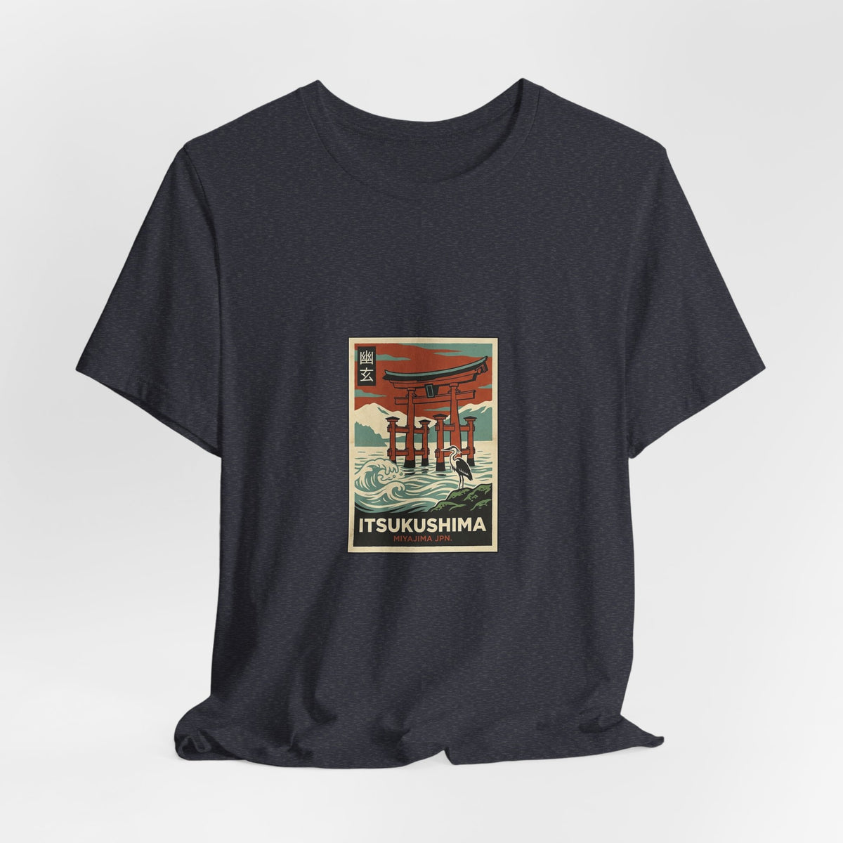 Itsukushima Tee — Vintage Japanese Travel Poster Graphic T-Shirt | Calm & Oak