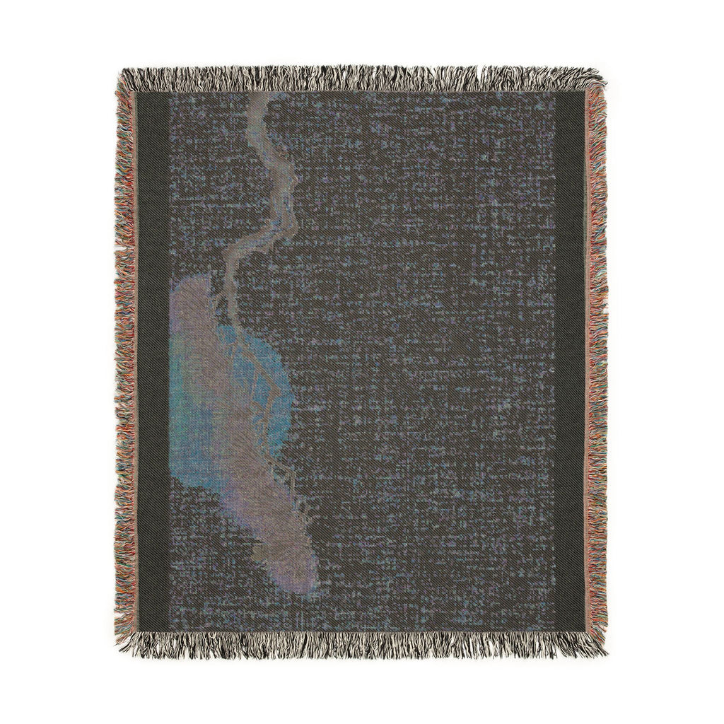 Pine & Sun Woven Throw, Natural Linen