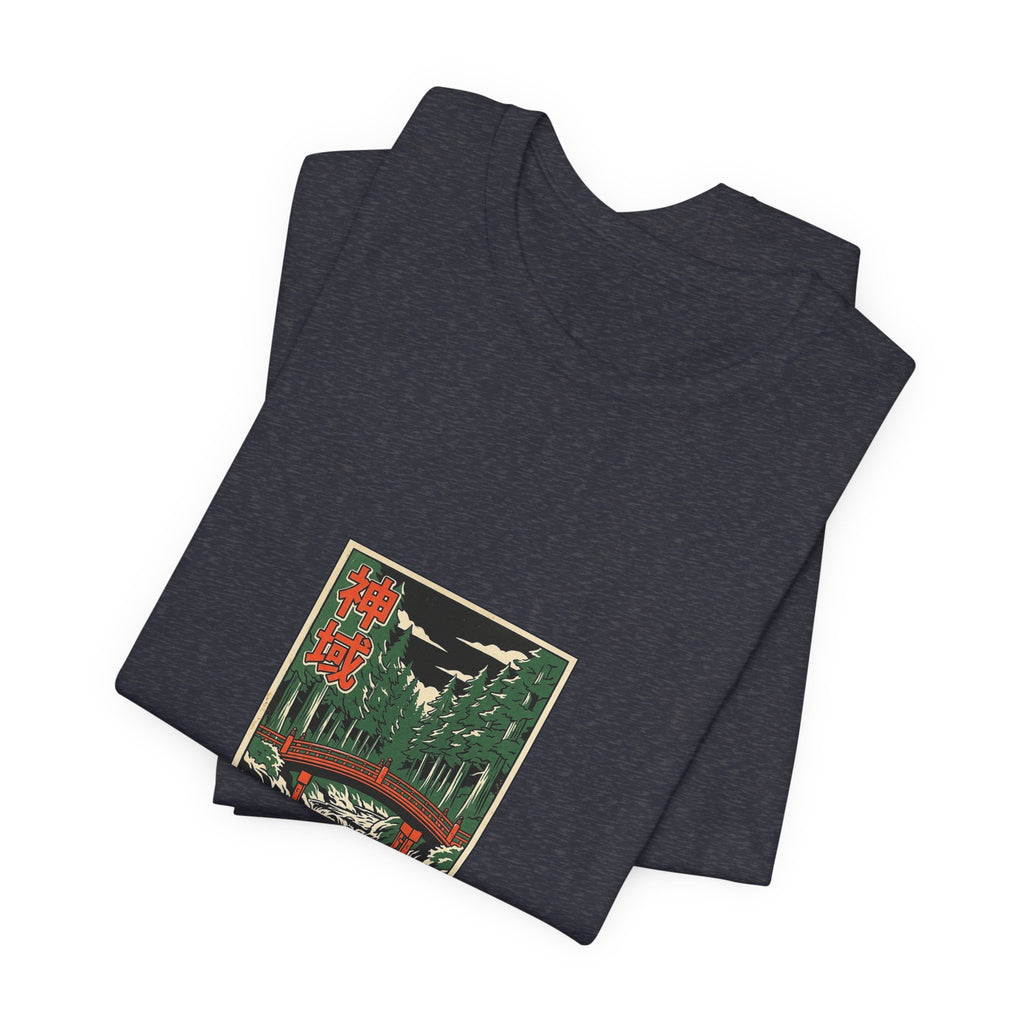 Nikko Tee — Vintage Japanese Travel Poster Graphic T-Shirt | Calm & Oak