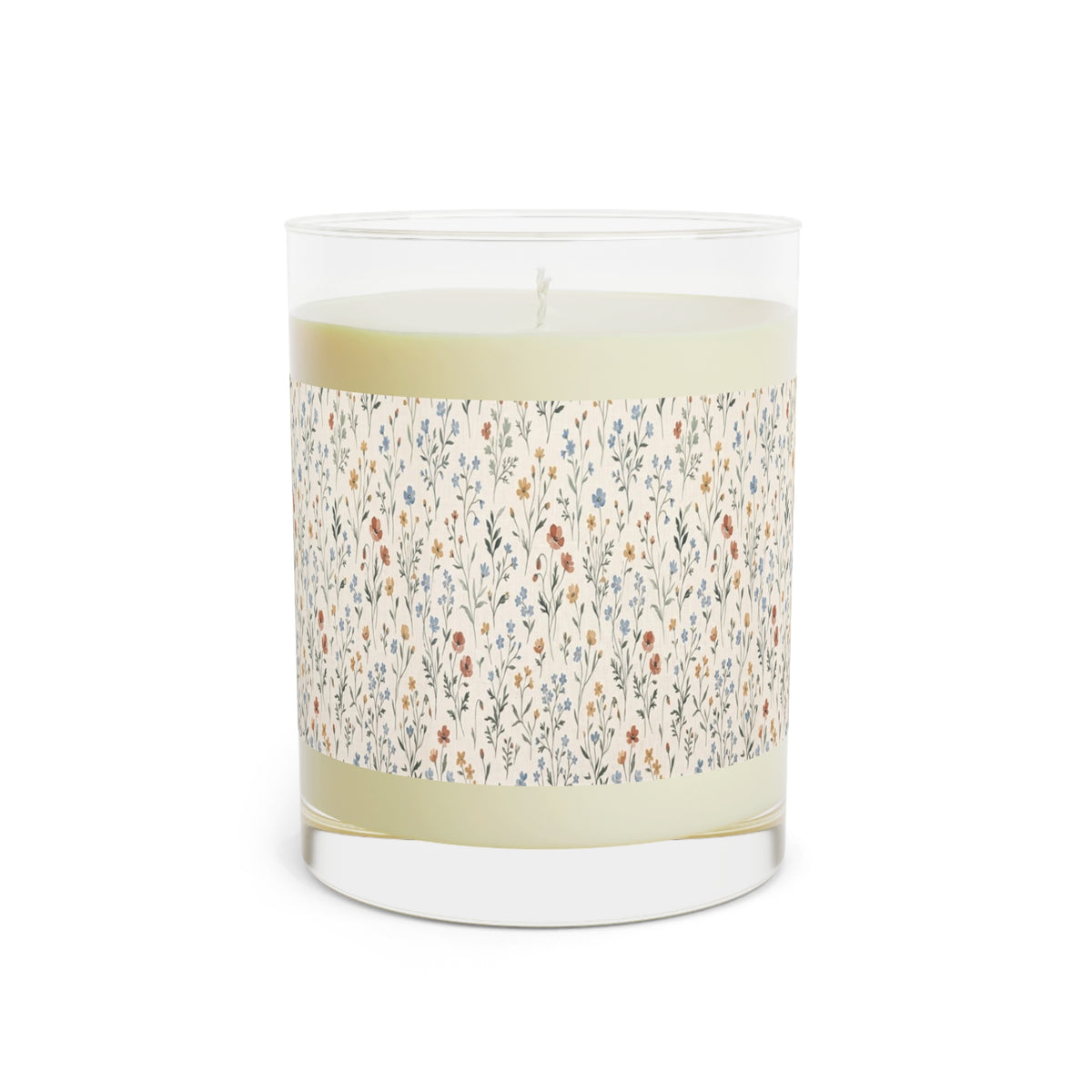 Wild Meadow Scented Candle, Wildflower 11oz Glass Candle