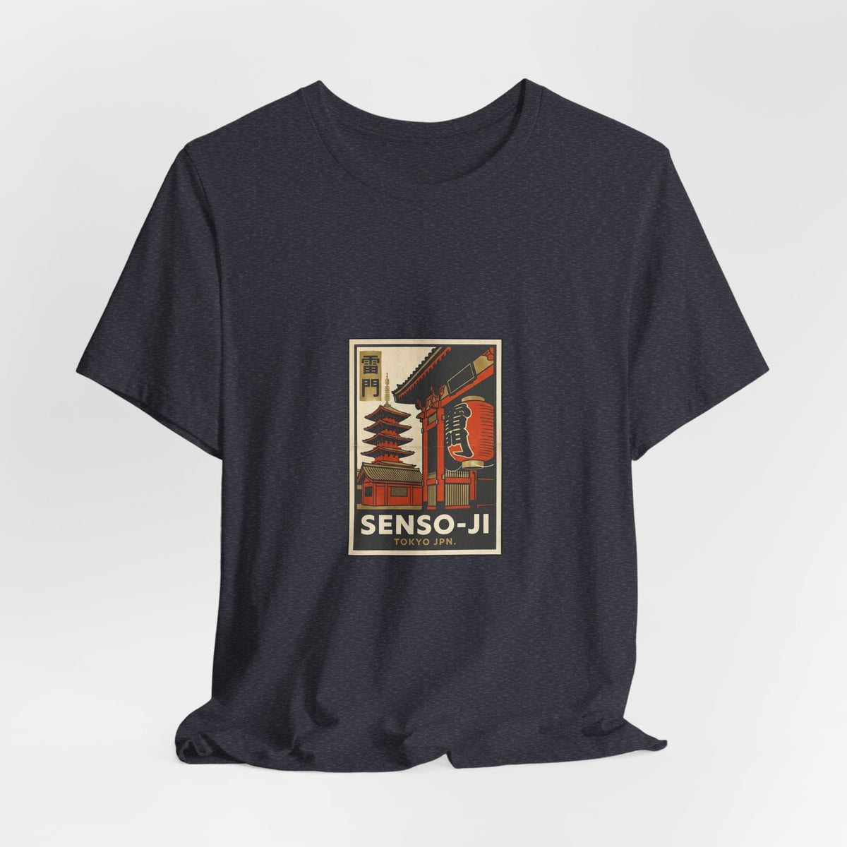 Senso-ji Tee — Vintage Japanese Travel Poster Graphic T-Shirt | Calm & Oak
