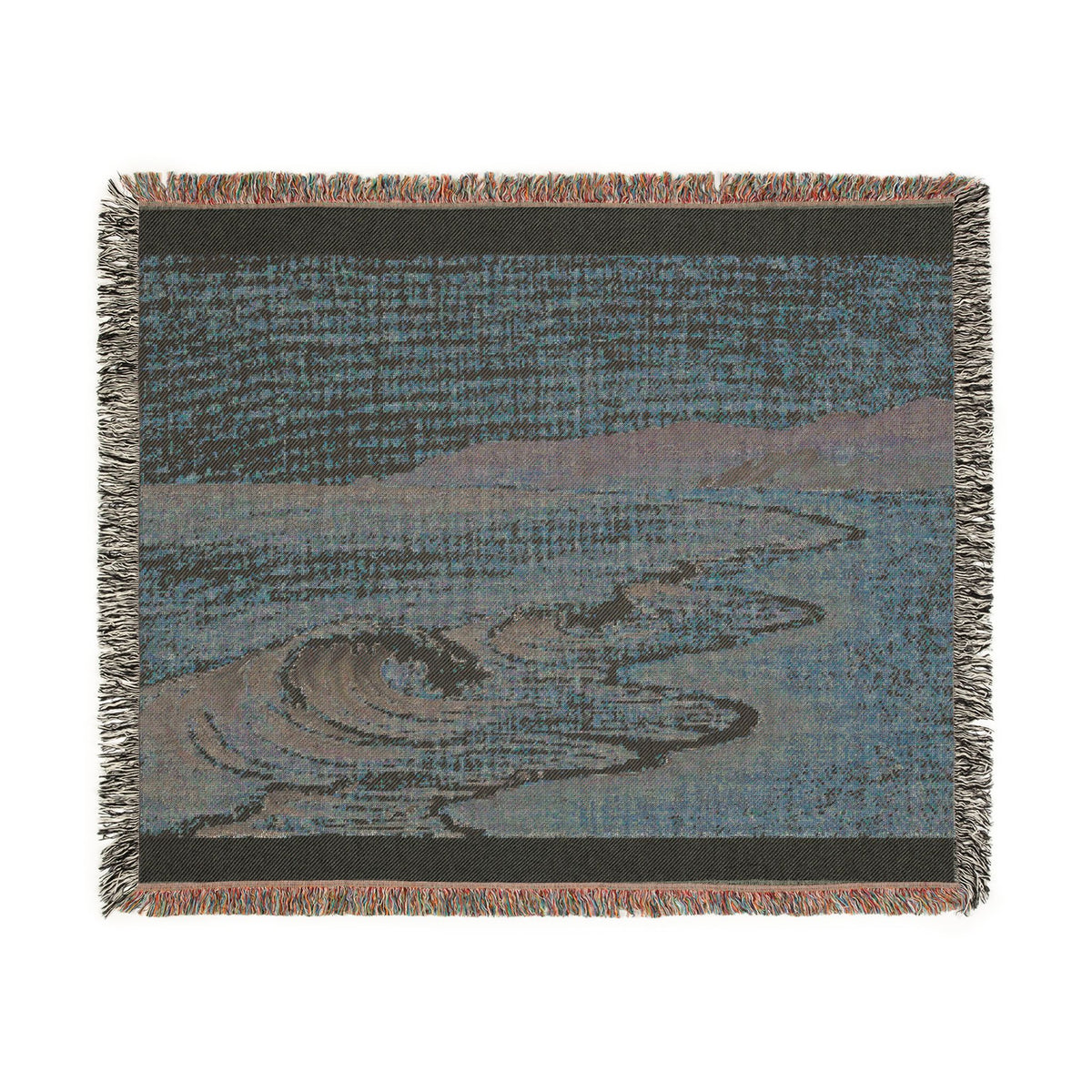 Quiet Shore Woven Throw, Warm Clay