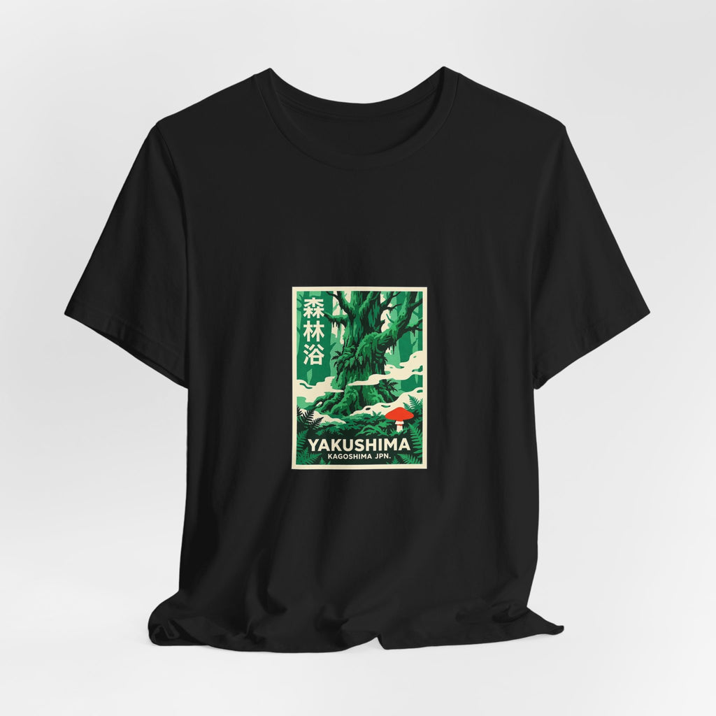 Yakushima Tee — Vintage Japanese Travel Poster Graphic T-Shirt | Calm & Oak